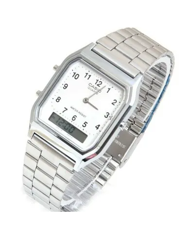 Reloj Casio VINTAGE EDGY AQ-230A-7B unisex dial analógico y digital