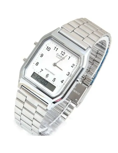Reloj Casio VINTAGE EDGY AQ-230A-7B unisex dial analógico y digital