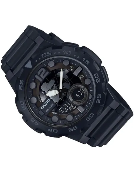 copy of reloj hombre Casio AEQ-100W-1A Hora Mundial - Correa resina