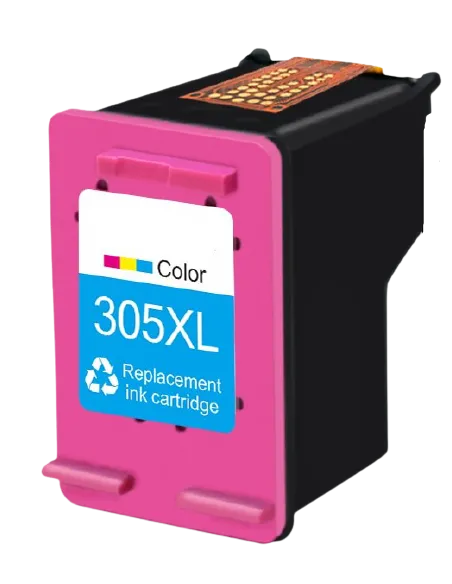Cartucho compatible color HP 305XL DeskJet 2700, 2730, 4100, 4134 HP ENVY 6020, 6022, 6030, 6032, 6420, 6422, 6430, 6432 18ml
