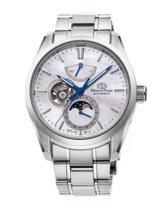 reloj automático hombre Orient Star RE-AY0005A Fases Lunares dial nacar multicolor 41mm cristal de zafiro anti-reflejo 50h