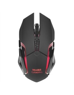 Raton Gaming Inalambrico USB 3200dpi Mars Gaming MMW 6 Botones Iluminacion RGB Flow 2