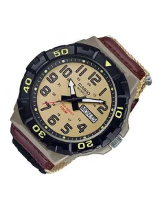 reloj deportivo hombre outdoor Casio MRW-210HB-5BV corea cuero y tela 100m water resist