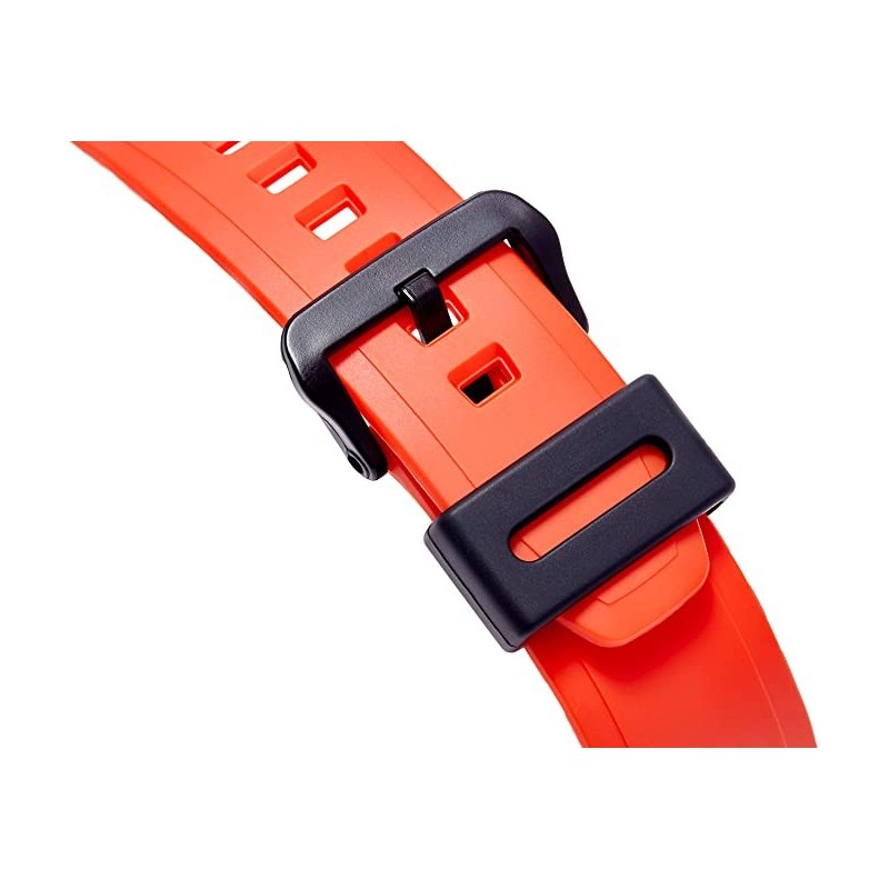 Reloj Casio World Time AE-2100W-4A 5 ALARMAS HOMBRE hora mundial naranja 10 años batería 200m water resist