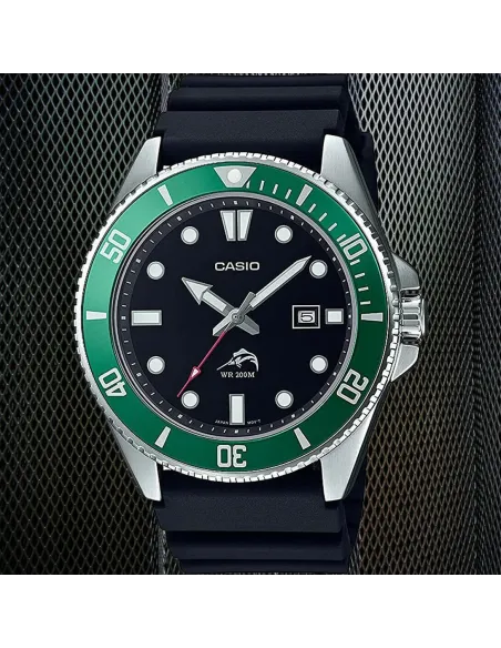 Reloj Hombre Buceo Casio MDV-106B-2A MARLIN DURO correa goma