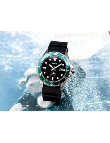 Reloj Hombre Buceo Casio MDV-106B-2A MARLIN DURO correa goma
