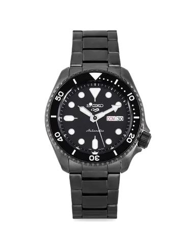 Reloj automático buceo hombre Seiko 5 Sports SRPD65K1 PVD baño de iones  dial negro 42.5mm