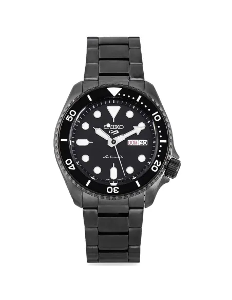 Reloj automático buceo hombre Seiko 5 Sports SRPD65K1 PVD baño de iones  dial negro 42.5mm
