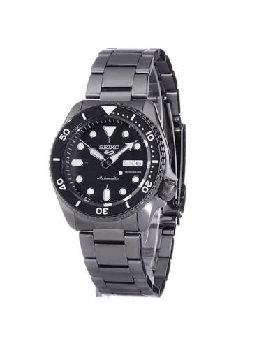 Reloj automático buceo hombre Seiko 5 Sports SRPD65K1 PVD baño de iones  dial negro 42.5mm