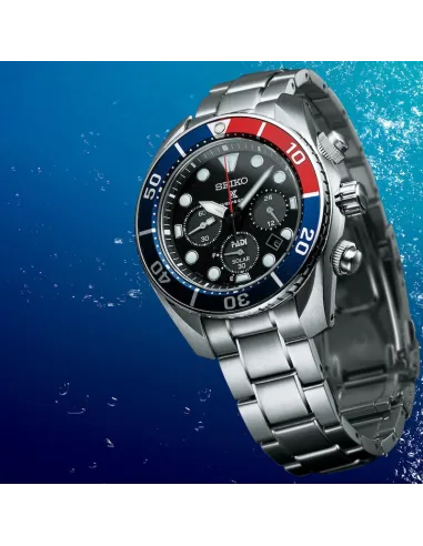 Reloj de buceo hombre Solar Seiko Prospex Padi Sumo Solar SSC795J1 dial 44.5mm Cristal de Zafiro
