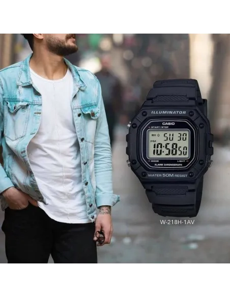 Reloj CASIO digital caballero W-218h-1av CASIO watch men