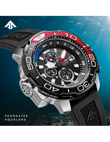 Reloj de buceo certificado hombre Citizen Promaster Aqualand BJ2167-03E 50.4mm Medición de Profundidad