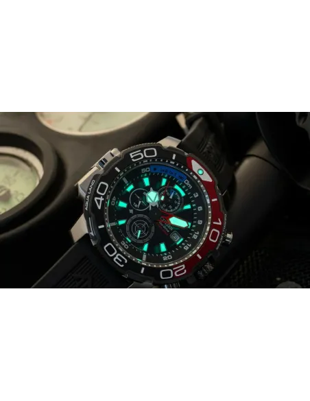 Reloj de buceo certificado hombre Citizen Promaster Aqualand BJ2167-03E 50.4mm Medición de Profundidad