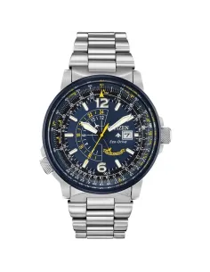 Reloj aviador hombre Citizen Promaster Nighthawk Blue Angels BJ7006-56L dial azul 42mm Eco-Drive 2