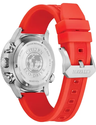 Reloj deportivo hombre Citizen ProMaster Sailhawk  JR4061-00F Ecodrive dial negro 44mm Alarma correa poliuretano 200m