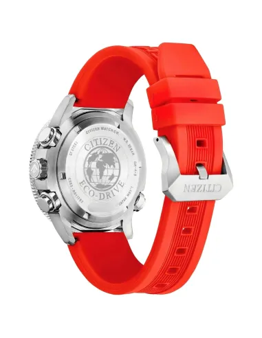 Reloj deportivo hombre Citizen ProMaster Sailhawk  JR4061-00F Ecodrive dial negro 44mm Alarma correa poliuretano 200m