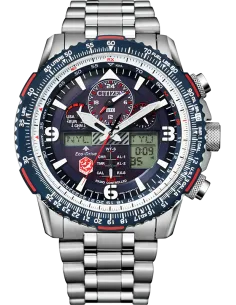 Reloj hombre Radiocontrol Citizen Promaster Skyhawk SnowBirds A-T Eco-Drive JY8071-51L  46mm Alarma
