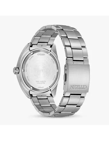 Reloj Aviador hombre Citizen Garrison Titanium BM8560-53E Ecodrive dial negro 42mm correa y caja de titanio