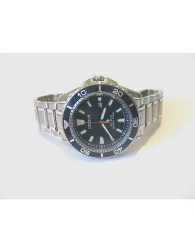 Reloj de buceo hombre Citizen Ecodrive Promaster BN0191-55L dial azul 45mm correa de acero 200m WR