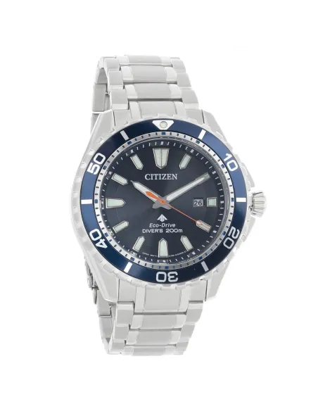 Reloj de buceo hombre Citizen Ecodrive Promaster BN0191-55L dial azul 45mm correa de acero 200m WR