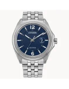 Reloj hombre Citizen Eco-drive Corso AW1740-54L 42mm dial azul correa de acero 100m WR movimiento Ecodrive