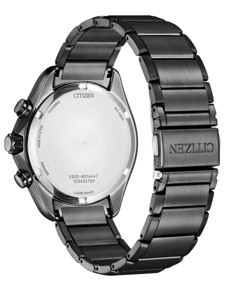 Reloj deportivo hombre Citizen Eco-drive Perpetual Calendar BL5607-54L 43mm dial azul Cristal de Zafiro Alarma