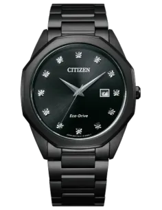 Reloj hombre Citizen Eco-drive Corso Black BM7495-59G 41mm dial negro Cristal de Zafiro 100m