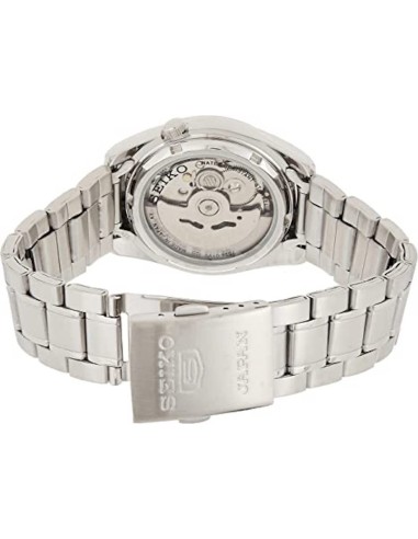 Reloj automático hombre Seiko 5 SNKL41J1 MADE IN JAPAN 37mm dial blanco correa de acero