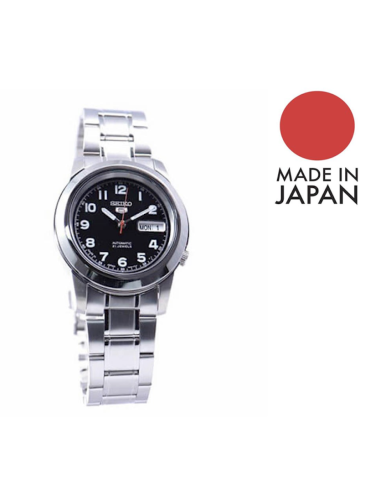SNKK35J1 Reloj automático hombre Seiko 5 Classic SNKK35J1 Made in Japan 39mm correa de acero 30m WR