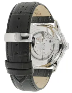 Reloj automático hombre Bulova 96A135 41mm dial gris negro correa de cuero 30m WR 2
