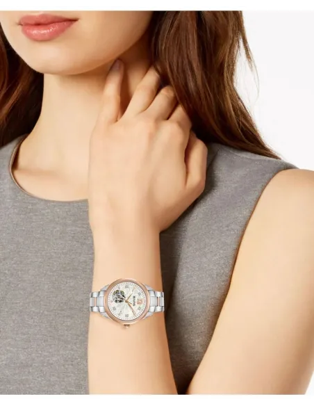 Reloj automático para mujer Bulova 98P170 35mm Madreperla Cristal de zafiro 30m