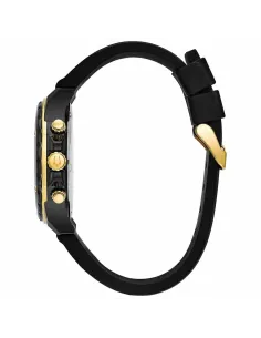 reloj deportivo hombre Bulova Marine Star 98B278 44mm dial negro Cronógrafo 100m WR correa de caucho 2