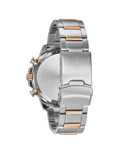 reloj deportivo hombre Bulova Marine Star 98B301 45mm dial azul 200m WR correa de acero