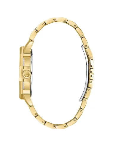 reloj hombre Bulova Crystal Octava Pave Dial 98C126 41.7mm Cuarzo correa de acero 30m WR