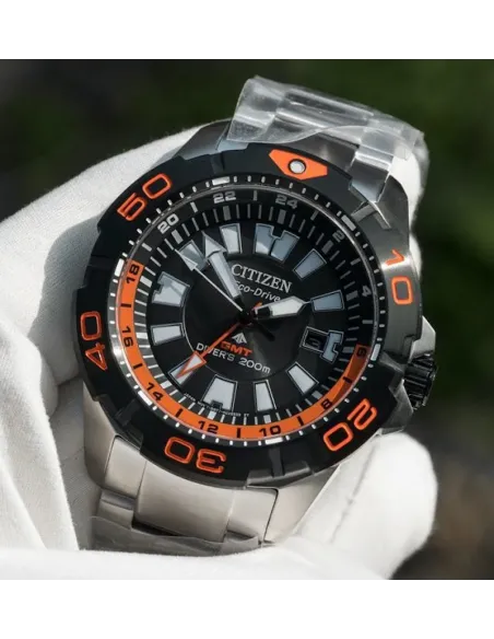 copy of Reloj de buceo hombre Citizen Promaster GMT BJ7128-59E 44MM Cristal de Zafiro Hora dual 200m