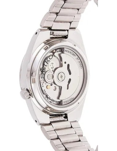 reloj hombre unisex SEIKO 5 SNK559J1 MADE IN JAPAN 36mm dial blanco correa de acero 30m WR