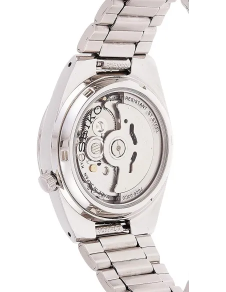 reloj hombre unisex SEIKO 5 SNK559J1 MADE IN JAPAN 36mm dial blanco correa de acero 30m WR