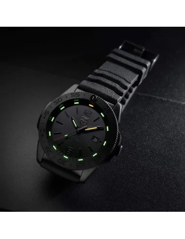 Luminox Pacific Diver XS.3121.BO 44mm Black Dial Black Constant Glow Rubber Strap Men's Watch  200m
