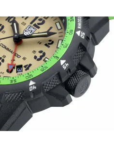 Luminox COMMANDO Raider XL.3337   3337 CARBONOX 46mm Beige Dial Sapphire Crystal Rubber Band 200m water resist sport men's watch 2