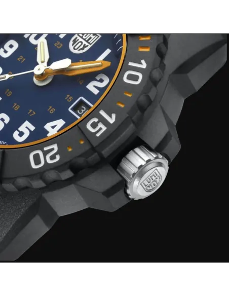 Luminox Men's Watch Navy Seal Foundation 3503.NSF   Quartz 45mm Constant glow  Blue Dial Rubber Strap 200m