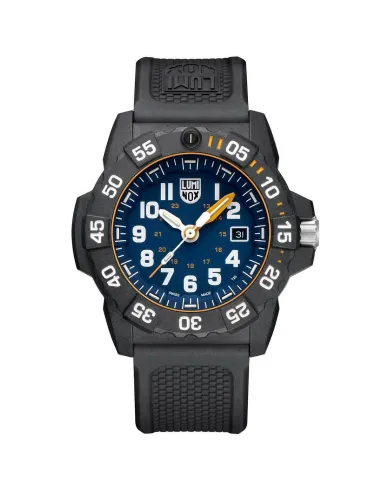 Luminox Men's Watch Navy Seal Foundation 3503.NSF   Quartz 45mm Constant glow  Blue Dial Rubber Strap 200m