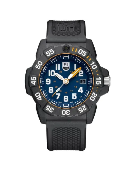 Luminox Men's Watch Navy Seal Foundation 3503.NSF   Quartz 45mm Constant glow  Blue Dial Rubber Strap 200m