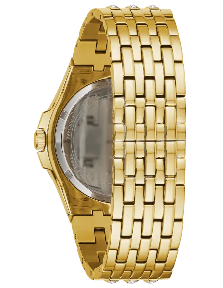 reloj hombre Bulova Phantom Dress 98A239  42mm 156 Crystals Steel Silver