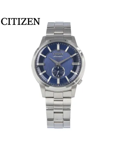 reloj automático hombre Citizen Classic NK5000-98L JDM dial azul 41mm correa de acero 50m