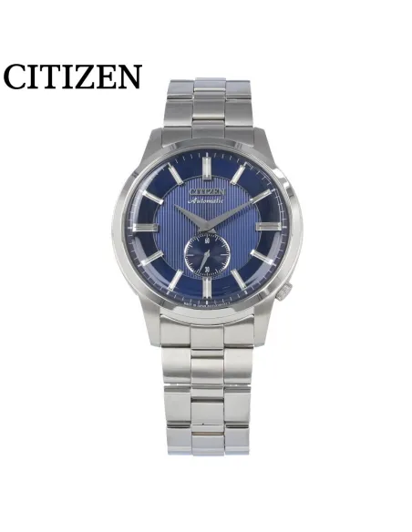 reloj automático hombre Citizen Classic NK5000-98L JDM dial azul 41mm correa de acero 50m