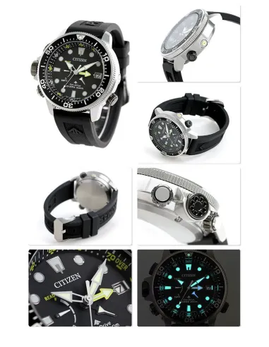 reloj de buceo profesional hombre Citizen ProMaster Marine Aqualand bn2036-14e Medición de Profundidad 46mm 200m