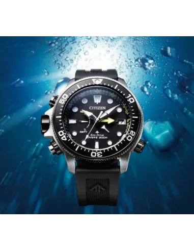 reloj de buceo profesional hombre Citizen ProMaster Marine Aqualand bn2036-14e Medición de Profundidad 46mm 200m