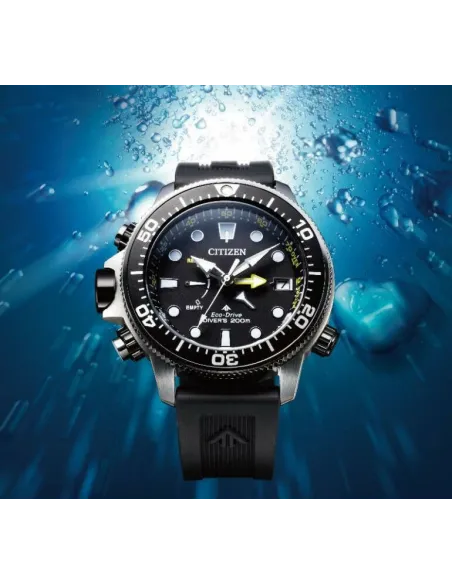 reloj de buceo profesional hombre Citizen ProMaster Marine Aqualand bn2036-14e Medición de Profundidad 46mm 200m
