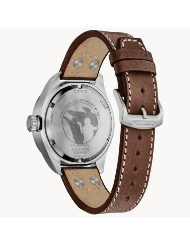 reloj hombre Citizen Eco-drive Han Solo Star Wars AW5009-03W 43mm 100m WR correa de cuero