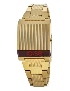 reloj hombre Bulova Computron 97C110 38mm  LED Cuarzo correa de acero 2